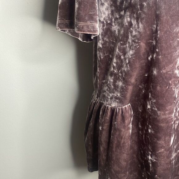 Pleione Medium Blouse Purple With Black Back Tie - Picture 3 of 4